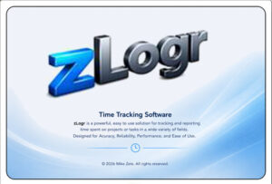 zLogr splash screen